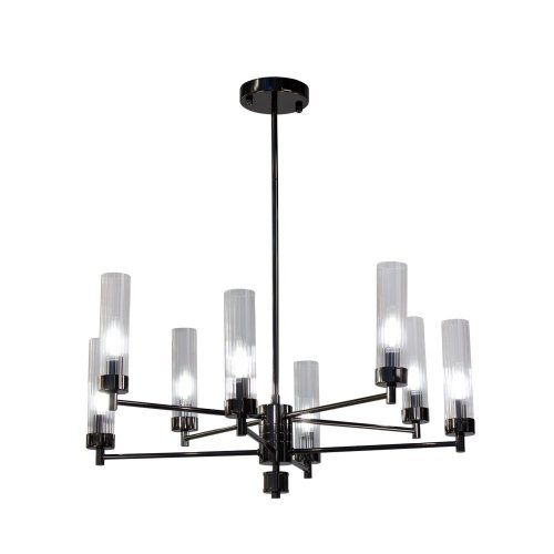 Подвесная люстра AM Group INDIGO INDIGO SP8 PEARL BLACK