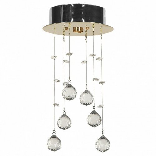 Потолочная люстра Arti Lampadari Flusso H 1.4.15.615 G Потолочная люстра Arti Lampadari Flusso H 1.4.15.615 G