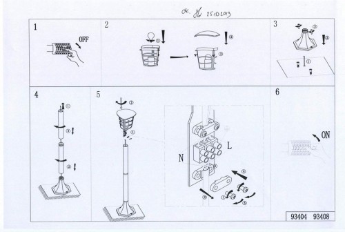 Уличный светильник Eglo Aloria 93408