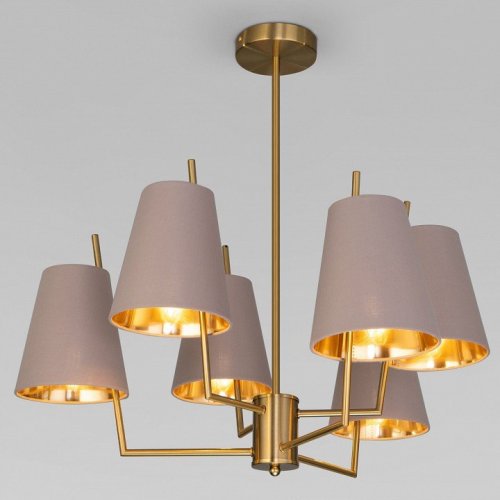 Потолочная люстра Eurosvet Topanga 60173/6 латунь Потолочная люстра Eurosvet Topanga 60173/6 латунь