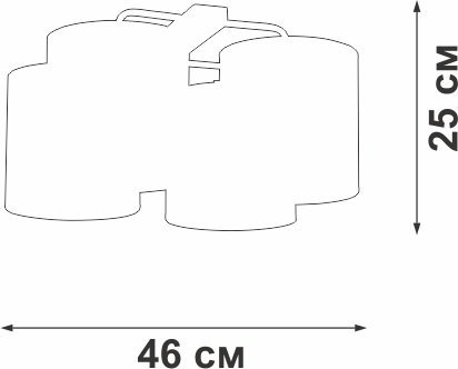 Потолочная люстра Vitaluce V28820-1/4PL