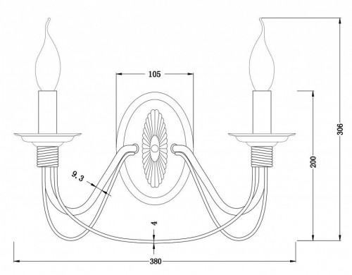 Бра Freya Velia FR2046-WL-02-WG Бра Freya Velia FR2046-WL-02-WG