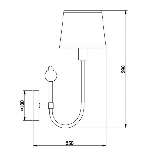 Бра Vele Luce Fabio VL1933W01 Бра Vele Luce Fabio VL1933W01