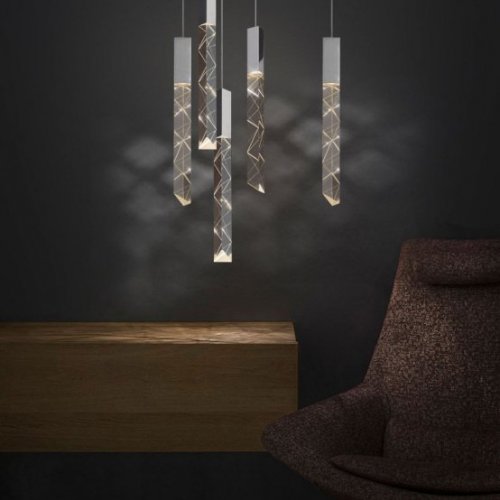 Подвесной светильник DeLight Collection Trinity OM8201013-5 chrome