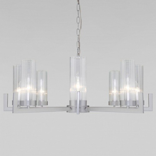 Подвесная люстра Eurosvet Arganie 60133/8 серебро