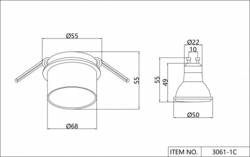 Потолочный светильник Favourite Rasta 3061-1C