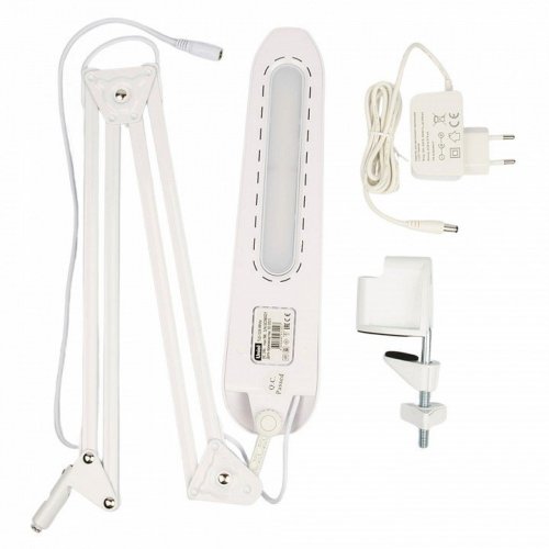 Настольная лампа (10610) Uniel TLD-524 White/LED/500Lm/4500K/Dimmer Настольная лампа (10610) Uniel TLD-524 White/LED/500Lm/4500K/Dimmer