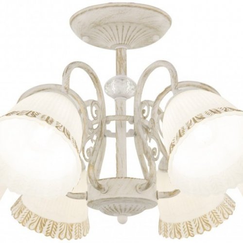 Потолочная люстра AM340800 340800/6 WT+G Потолочная люстра AM340800 340800/6 WT+G