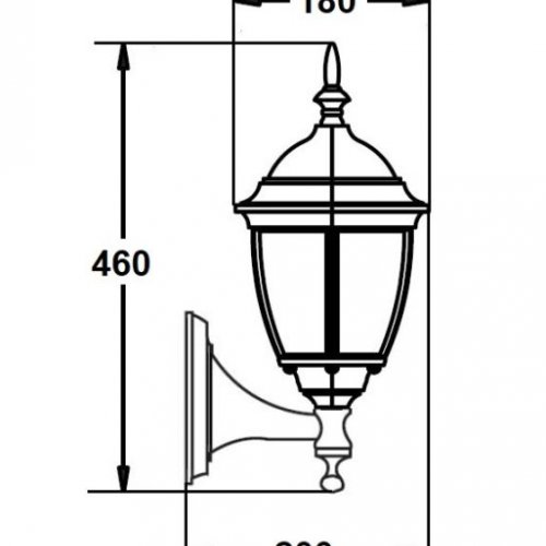 Настенный фонарь уличный ARSENAL S 91201S 04 Gb Настенный фонарь уличный ARSENAL S 91201S 04 Gb