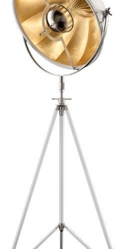 Торшер Studio 7095F white/gold