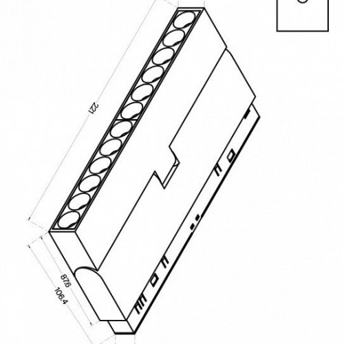 Трековый светильник Maytoni Points rot TR033-2-12W3K-B