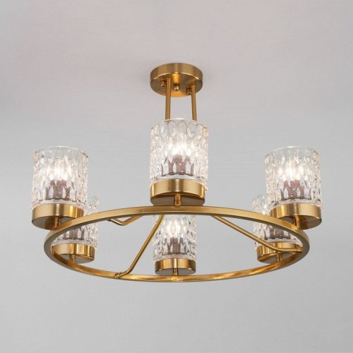Потолочная люстра Eurosvet Calle 60127/6 латунь Потолочная люстра Eurosvet Calle 60127/6 латунь