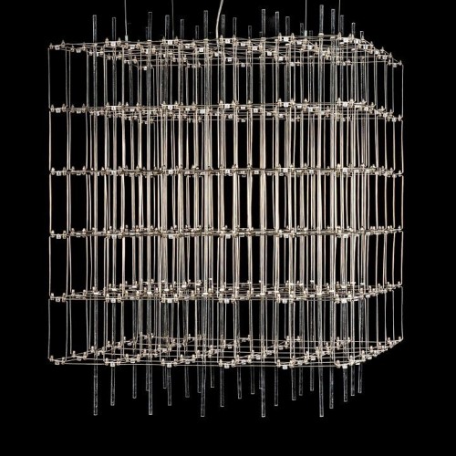 Подвесная люстра O-LUCE Cosmic Glass ячейка 15*15 см 1094011-0