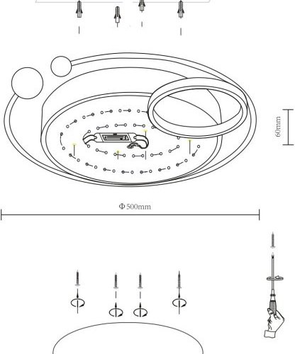 Потолочный светильник Velante 435-327-03