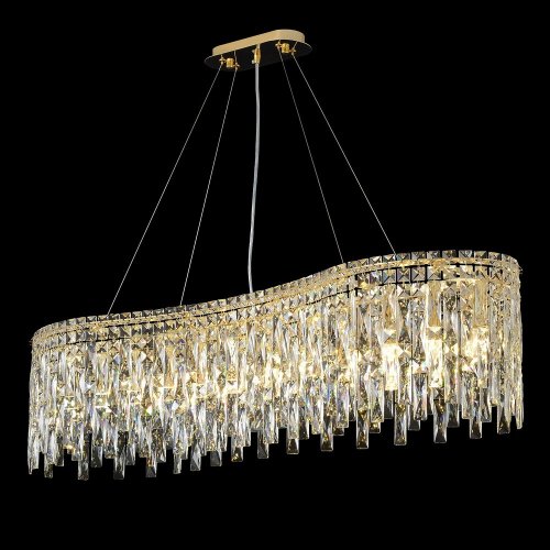 Подвесная люстра Crystal Lux Abril ABRIL SP12 L1200 GOLD Подвесная люстра Crystal Lux Abril ABRIL SP12 L1200 GOLD