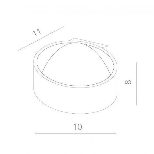 Настенный светильник Arte Lamp 1417 A1417AP-1WH