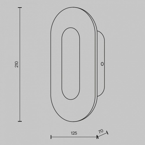 Настенный светильник Maytoni Ply MOD355WL-L6BS3K