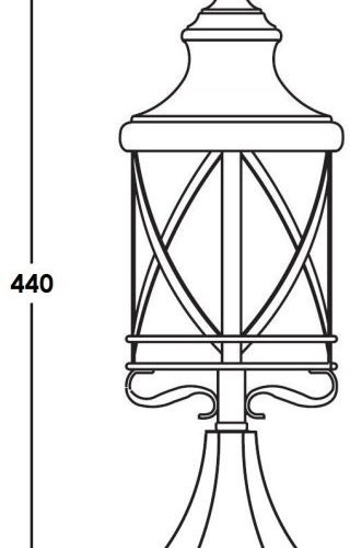 Наземный фонарь LUCERNA 84804 SB1 Bl Наземный фонарь LUCERNA 84804 SB1 Bl