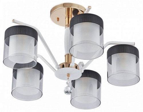 Потолочная люстра Arte Milano Napoli-2646 332646/5 FGD+WT Потолочная люстра Arte Milano Napoli-2646 332646/5 FGD+WT