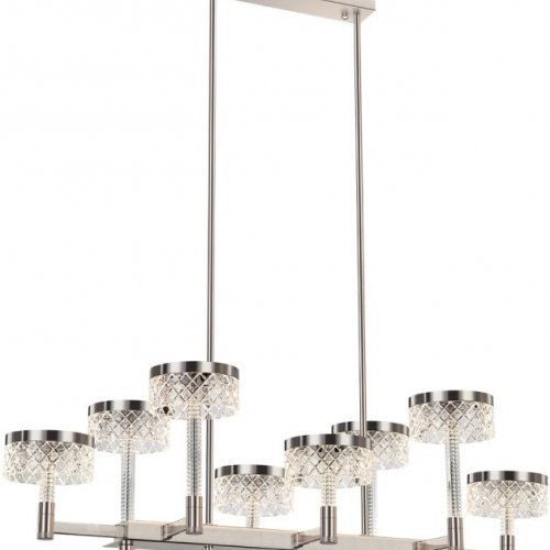 Подвесная люстра Diamond cut MD21020075-8B satin nickel Подвесная люстра Diamond cut MD21020075-8B satin nickel