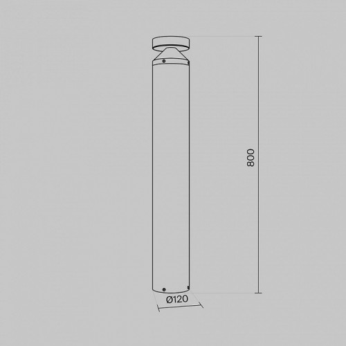 Наземный фонарь Maytoni Olten O591FL-L12GF3K1
