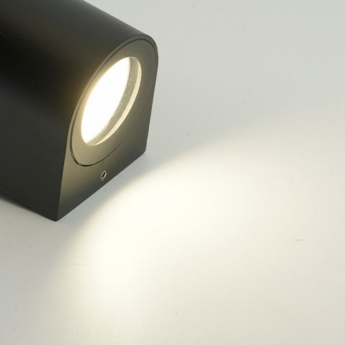 Светильник садово-парковый Feron DH023,на стену, GU10 MR11 230V, черный Светильник садово-парковый Feron DH023,на стену, GU10 MR11 230V, черный