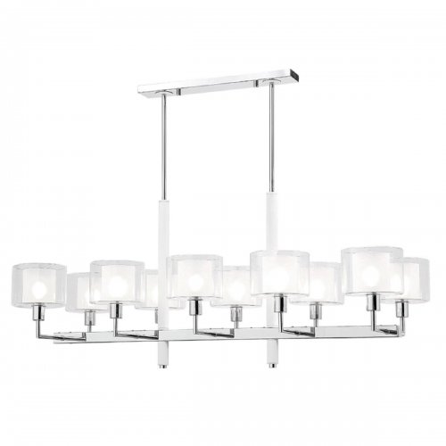 Подвесная люстра Crystal Lux Maestro SP-PL10 L1100 Chrome