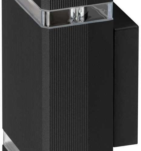 Светильник уличный настенный ЭРА «Астрея» GBW-101-BL-0310 230В 2хЕ27 IP54 вверх/вниз черный Б0069591