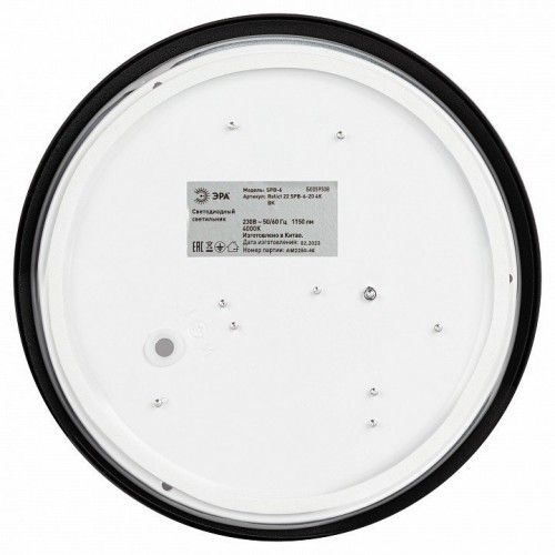 Потолочный светильник ЭРА Relict 22 SPB-6-20 4К BK Потолочный светильник ЭРА Relict 22 SPB-6-20 4К BK