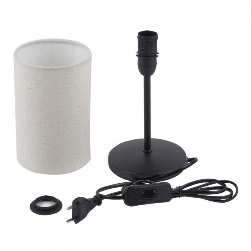 Настольная лампа Uniel UML-B308 E14 Black/Beige UL-00012425