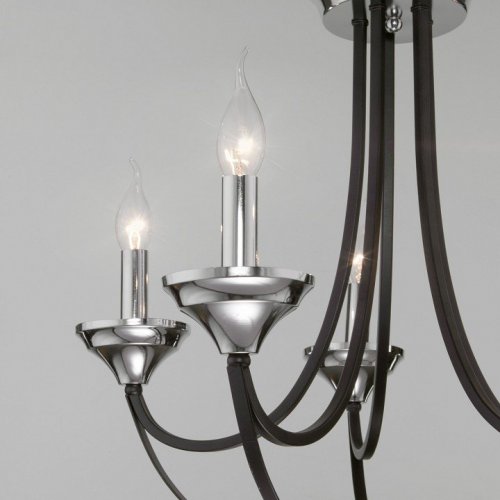 Подвесная люстра Eurosvet Lazzaro 60098/5 хром Подвесная люстра Eurosvet Lazzaro 60098/5 хром