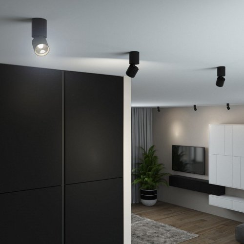 Потолочный светодиодный светильник Elektrostandard Sens 25042/LED 10W 4000K черный a063680 Потолочный светодиодный светильник Elektrostandard Sens 25042/LED 10W 4000K черный a063680