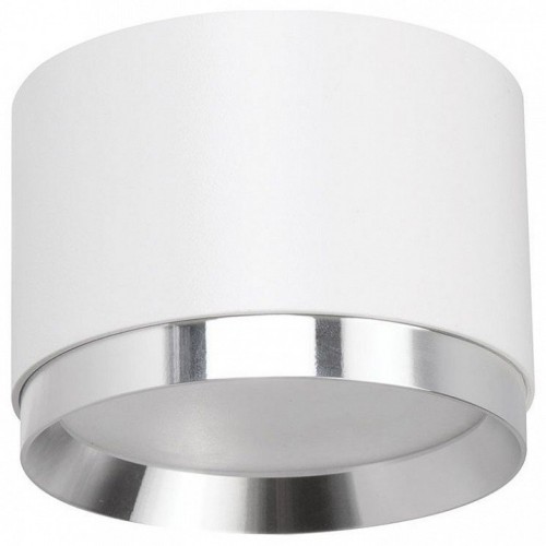 Светильник потолочный Feron Barrel DUET HL459  12W, 230V,GX53, белый + хром IP20