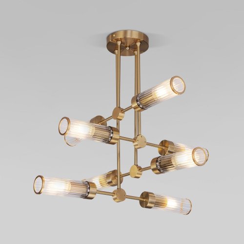 Потолочная люстра Eurosvet Oriens 60166/8 латунь
