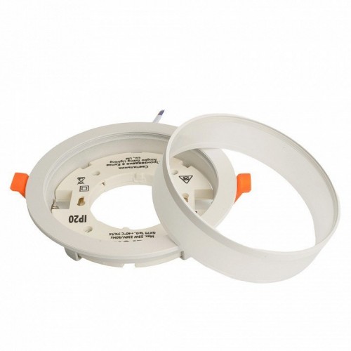 Светильник встраиваемый Feron DL700  потолочный GX70 белый круг 51093