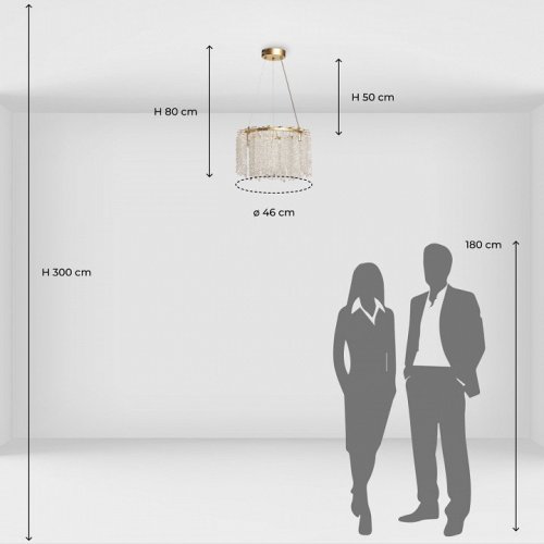 Подвесная люстра De City Лайма 467014506