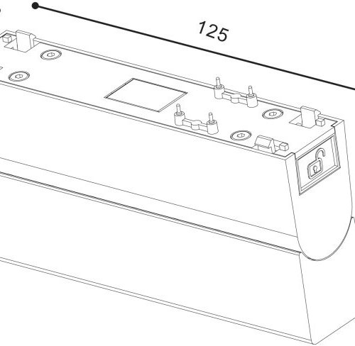 Трековый светильник SLIM DL-SLIM-FLWH-10-CCT