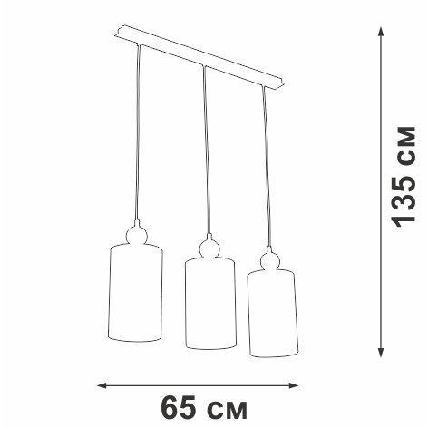 Подвесной светильник Vitaluce V2896-0/3S