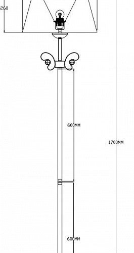 Торшер Moderli Riccardo V2500-1F Торшер Moderli Riccardo V2500-1F