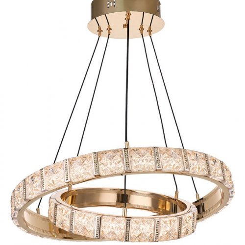 Подвесная люстра Dore LE7736/QA600+390 GD