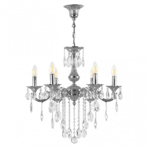 Подвесная люстра Bohemia Ivele Crystal AL77 AL77101/6/175 B Ni Подвесная люстра Bohemia Ivele Crystal AL77 AL77101/6/175 B Ni