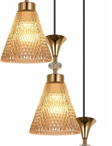 Подвесная люстра Reluce 02005-0.9-03 Amber Подвесная люстра Reluce 02005-0.9-03 Amber