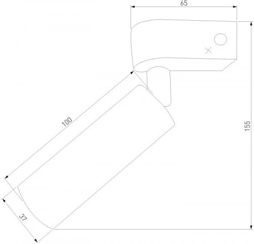 Спот Eurosvet Pitch 20143/1 LED титан