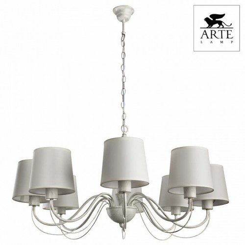 Подвесная люстра Arte Lamp Orlean A9310LM-8WG Подвесная люстра Arte Lamp Orlean A9310LM-8WG