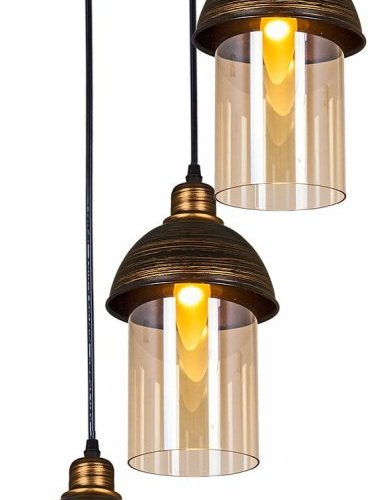 Подвесной светильник Reluce 03356-0.4-03 BK+GD Подвесной светильник Reluce 03356-0.4-03 BK+GD