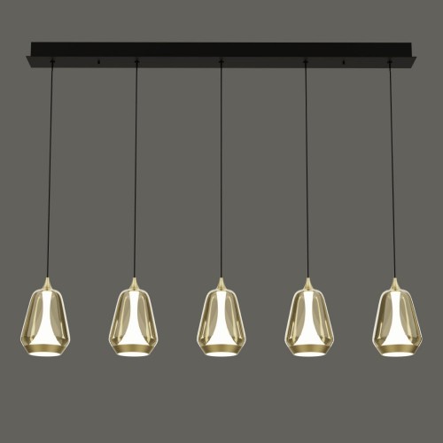 Подвесной светильник DeLight Collection MD24001011 MD24001011-5B brass/champagne Подвесной светильник DeLight Collection MD24001011 MD24001011-5B brass/champagne