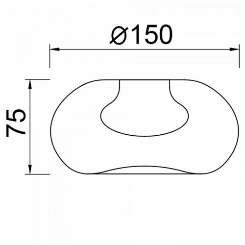 Плафон стеклянный Mantra Andromeda 9351