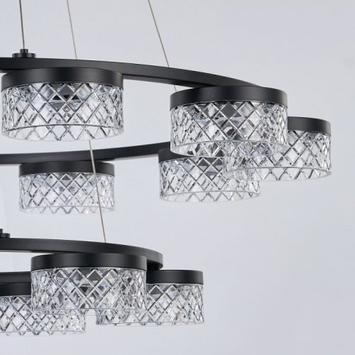 Подвесная люстра DeLight Collection Diamond cut MD21020075-16B matt black