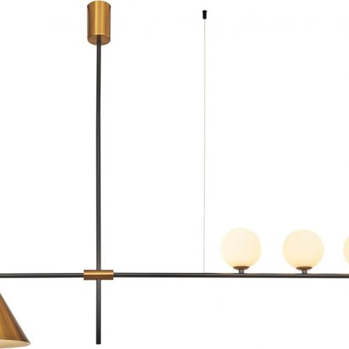 Подвесная люстра Indigo Breve 12023/4R Brass V000027