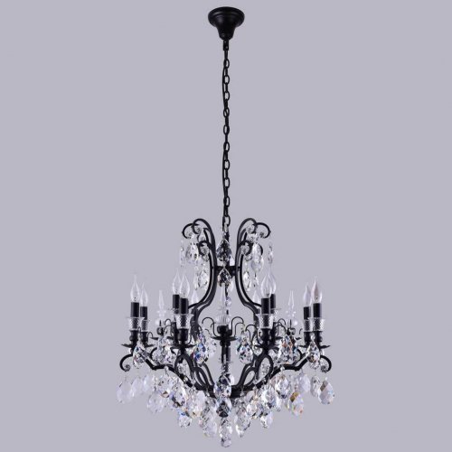 Подвесная люстра Crystal Lux Magnifico MAGNIFICO SP13 BLACK/TRANSPARENT Подвесная люстра Crystal Lux Magnifico MAGNIFICO SP13 BLACK/TRANSPARENT